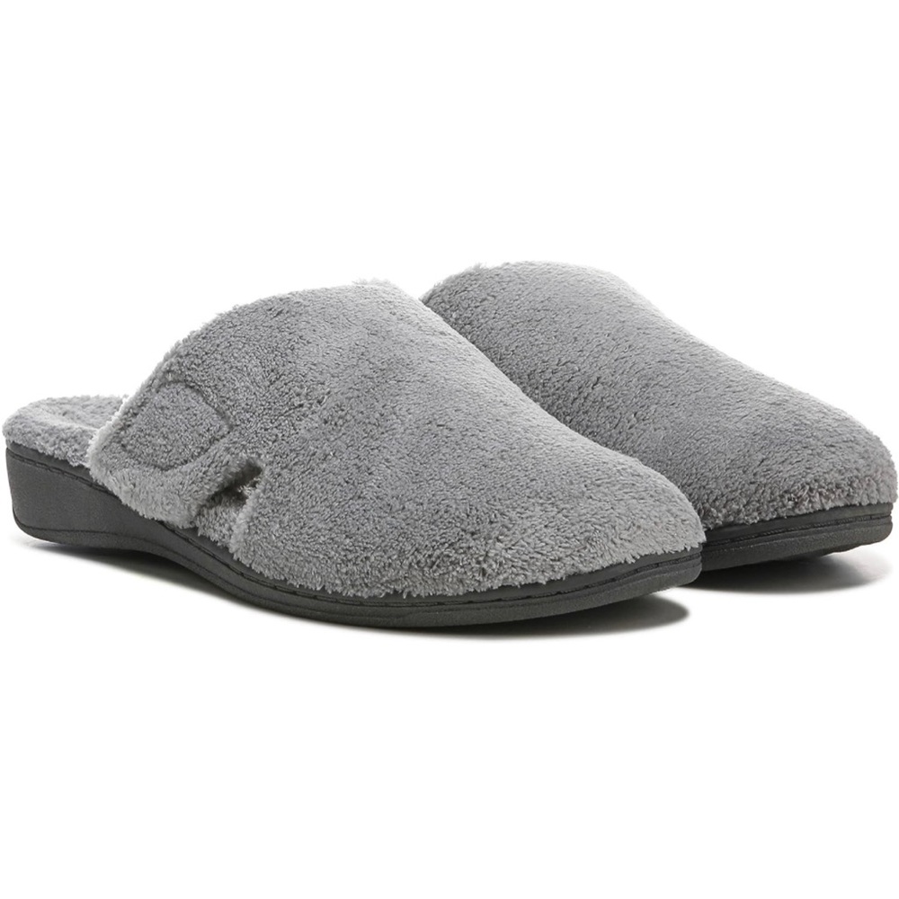 Vionic Gemma Mule Slipper, Grey, Women’s 10